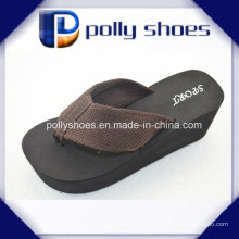 Womens sandálias cunha plataforma saltos Thong Flip Flops Soda